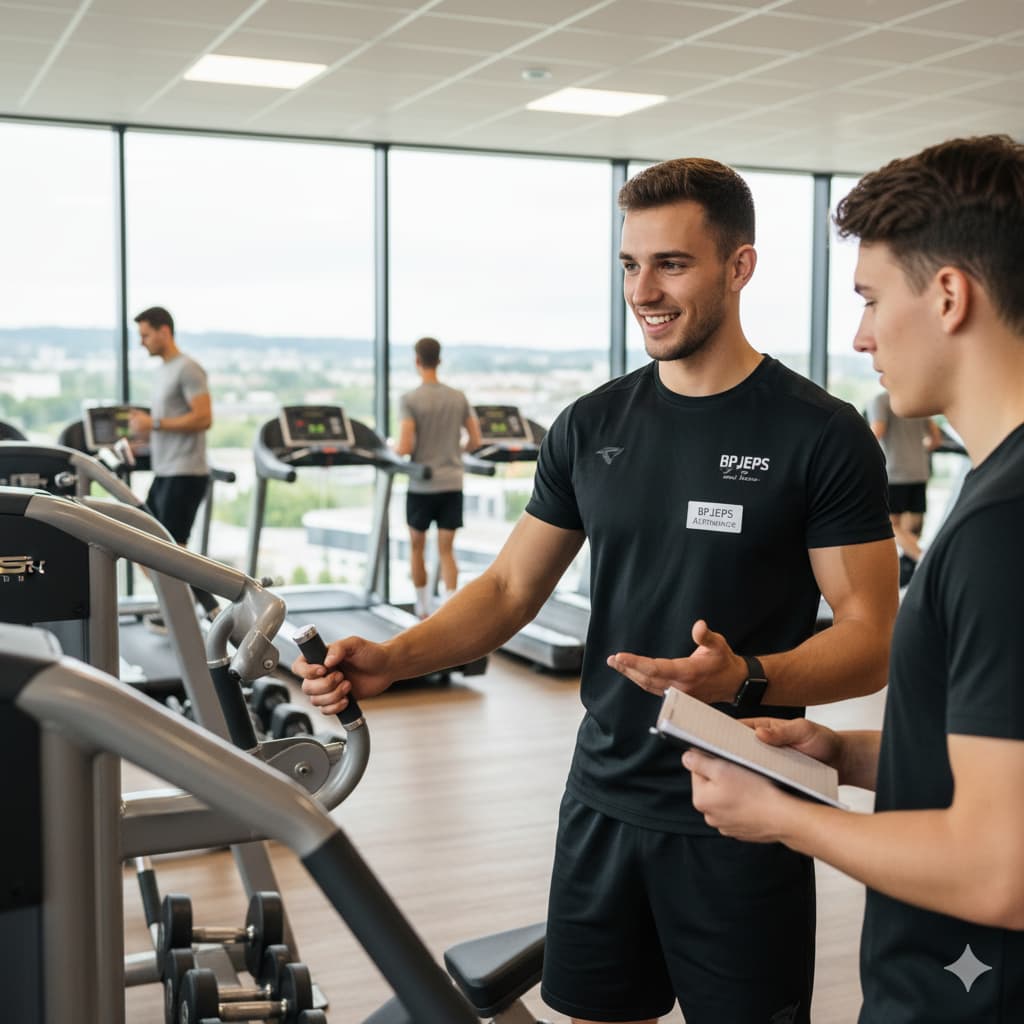 Alternant BPJEPS encadrant un groupe sportif